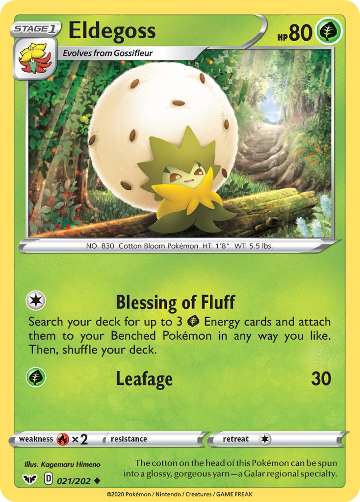 Eldegoss (021/202) [Sword & Shield: Base Set] | Chromatic Games