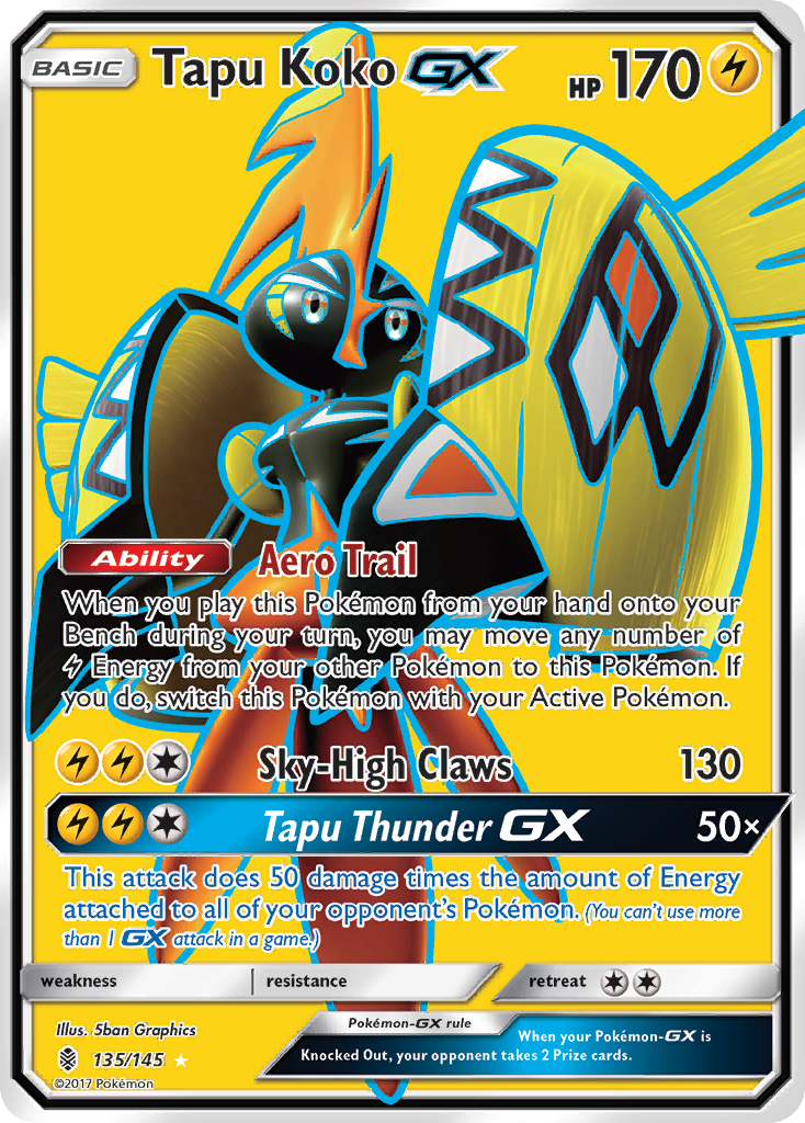 Tapu Koko GX (135/145) [Sun & Moon: Guardians Rising] | Chromatic Games