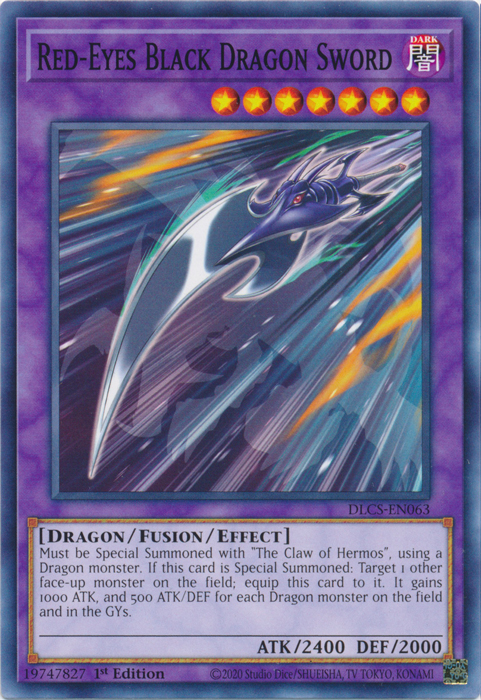 Red-Eyes Black Dragon Sword [DLCS-EN063] Common | Chromatic Games