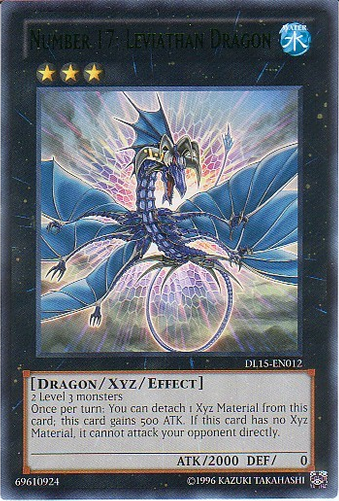 Number 17: Leviathan Dragon (Green) [DL15-EN012] Rare | Chromatic Games