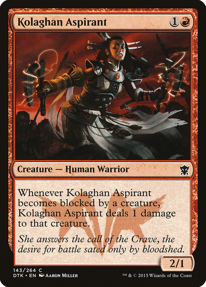 Kolaghan Aspirant 143 (Dragons of Tarkir)  | Chromatic Games