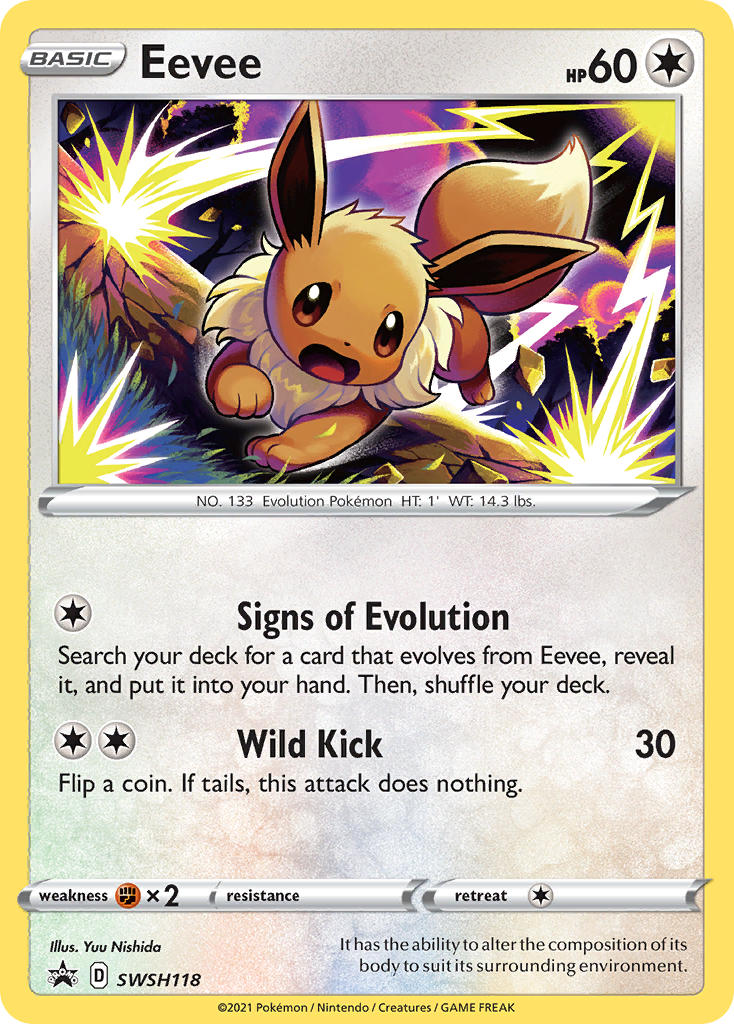 Eevee (SWSH118) [Sword & Shield: Black Star Promos] | Chromatic Games