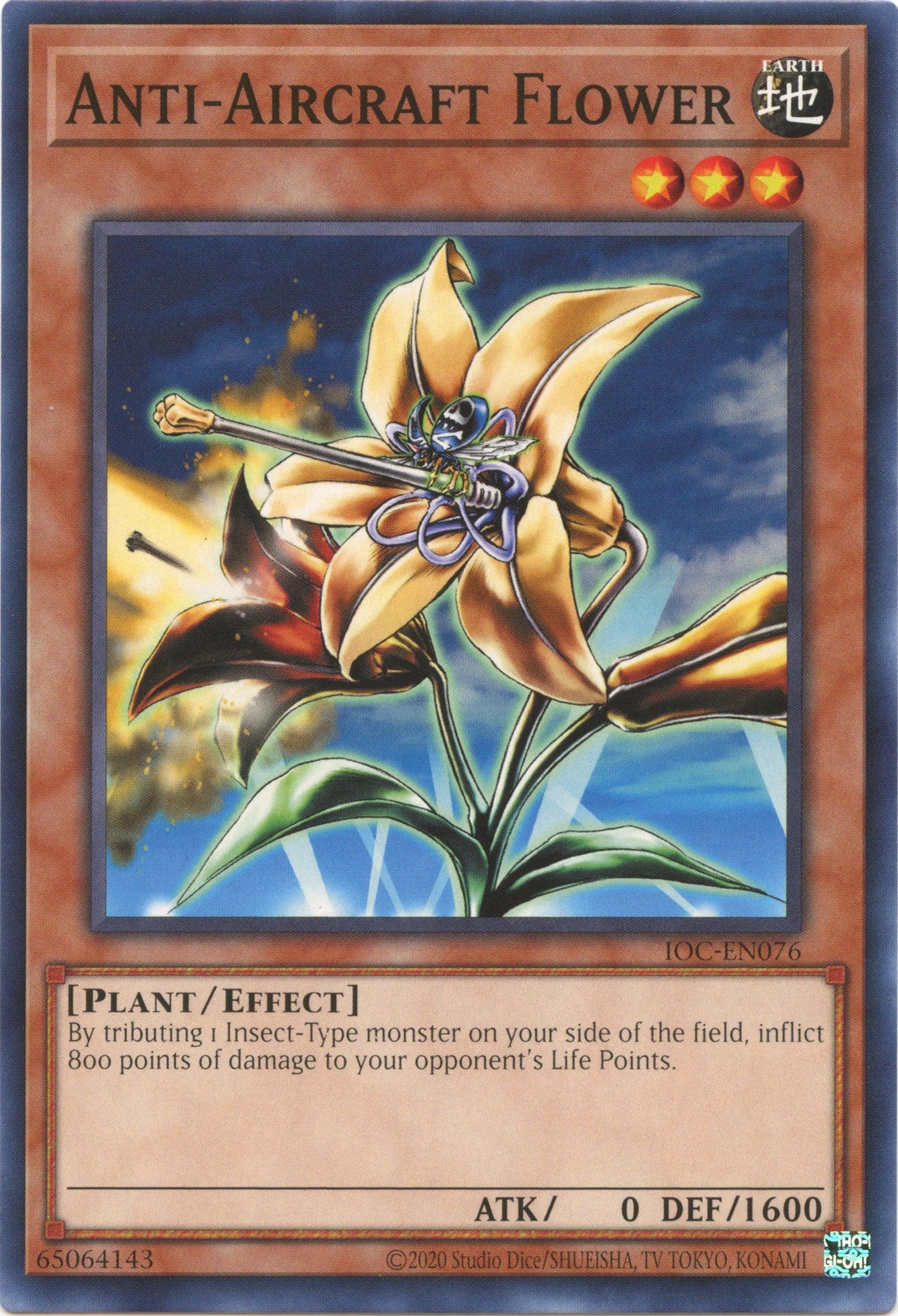 Anti-Aircraft Flower (25th Anniversary) [IOC-EN076] Common | Chromatic Games
