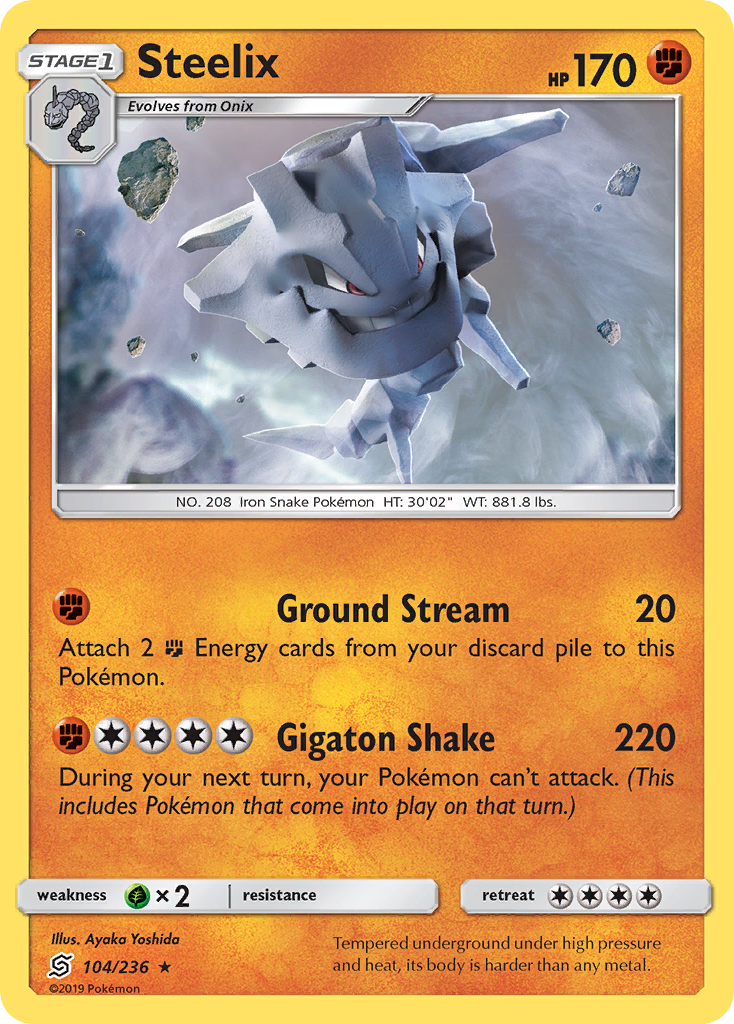 Steelix (104/236) [Sun & Moon: Unified Minds] | Chromatic Games