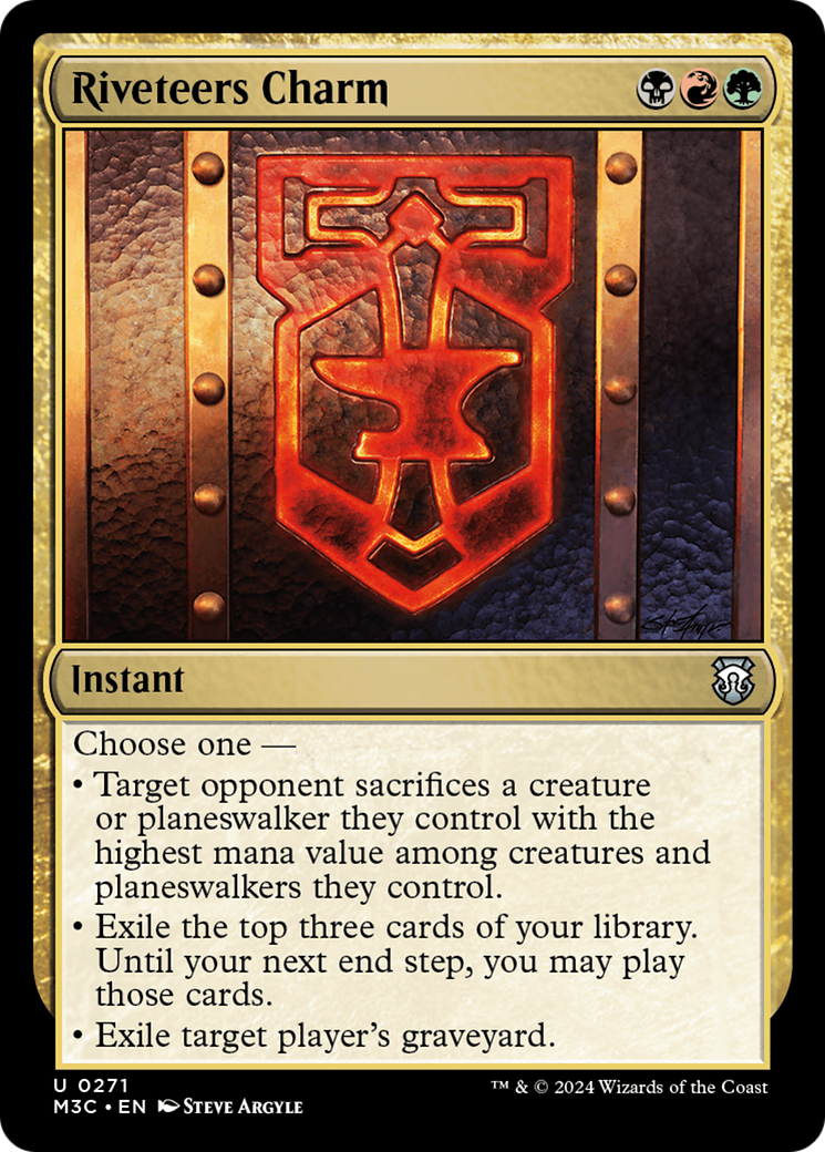 Riveteers Charm [Modern Horizons 3 Commander] | Chromatic Games