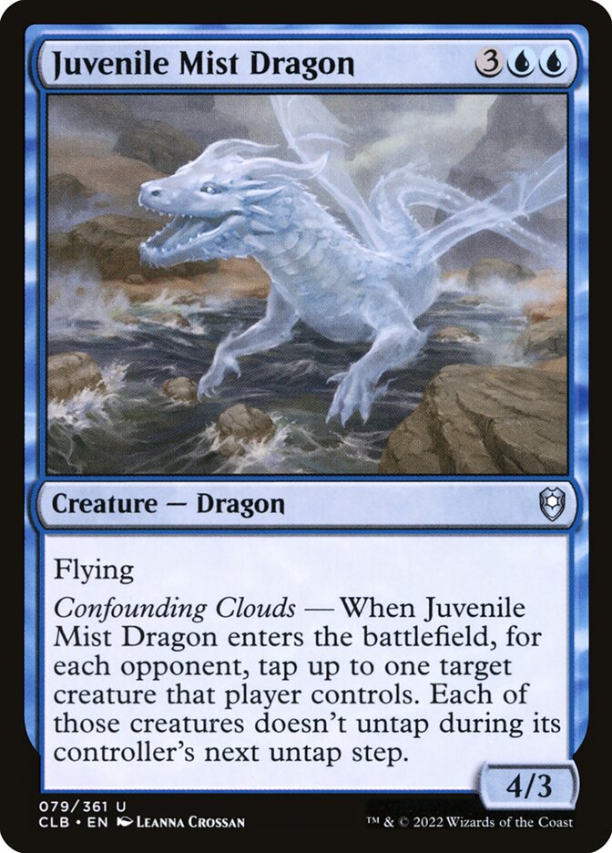 Juvenile Mist Dragon 79 (Commander Legends: Battle for Baldur's Gate)  | Chromatic Games