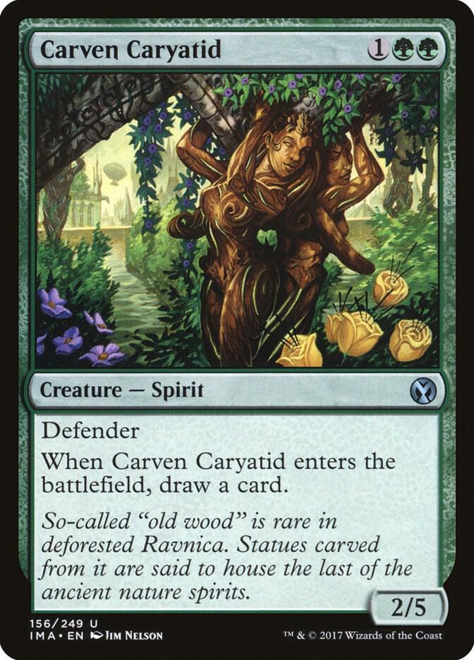 Carven Caryatid 156/249 (Iconic Masters)  - Foil | Chromatic Games