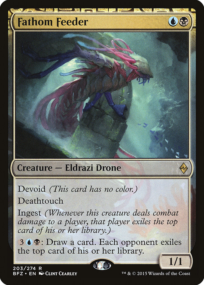 Fathom Feeder 203/274 (Battle for Zendikar)  | Chromatic Games