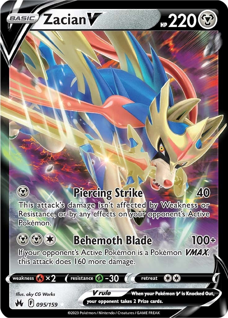 Zacian V (095/159) [Sword & Shield: Crown Zenith] | Chromatic Games