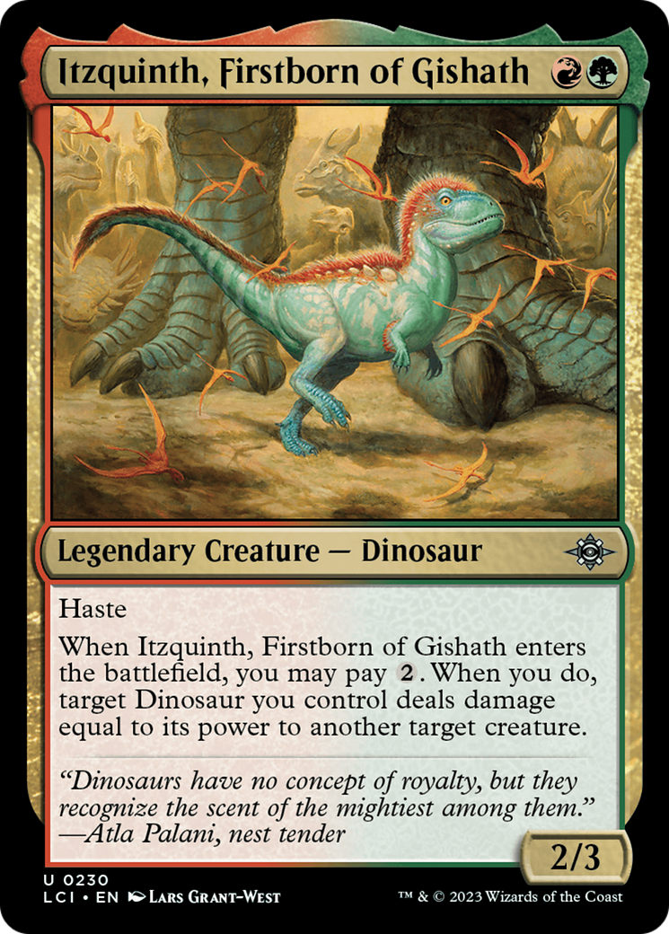 Itzquinth, Firstborn of Gishath [The Lost Caverns of Ixalan] | Chromatic Games