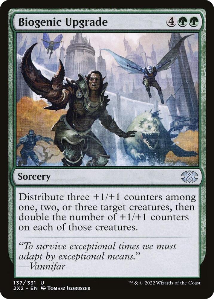 Biogenic Upgrade 137/331 (Double Masters 2022)  - Foil | Chromatic Games