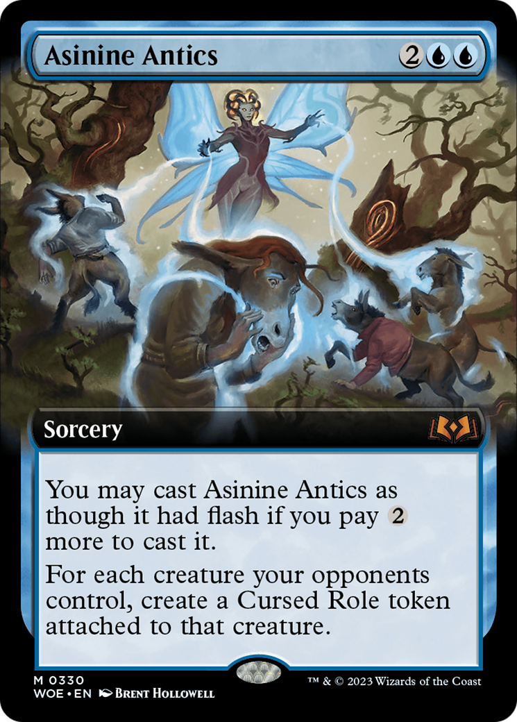 Asinine Antics (Extended Art) [Wilds of Eldraine] | Chromatic Games