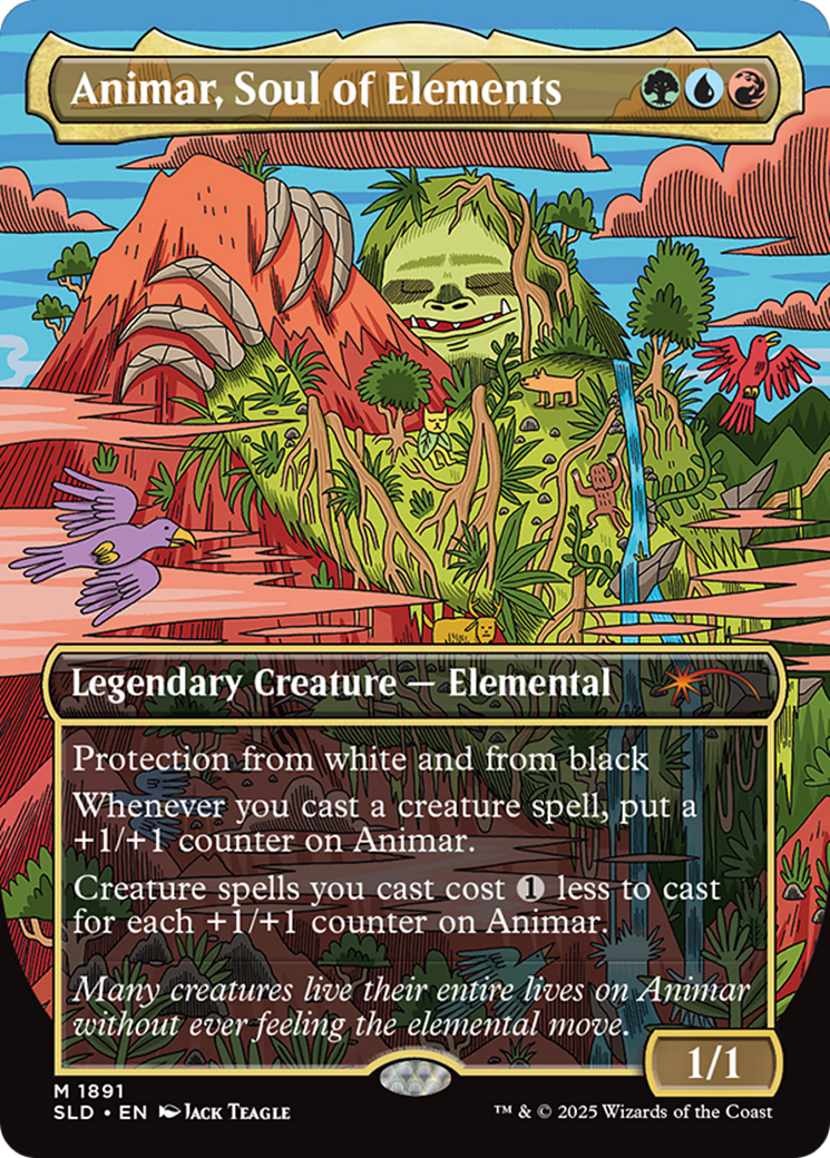 Animar, Soul of Elements (Rainbow Foil) [Secret Lair Drop Series] | Chromatic Games