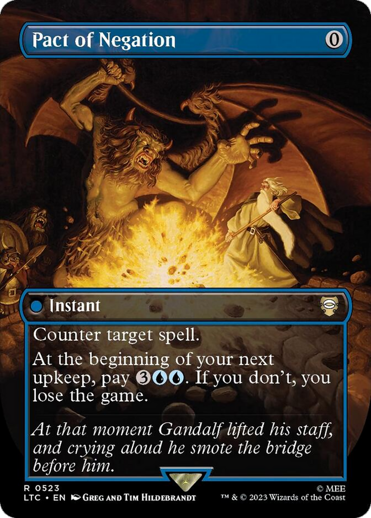 Pact of Negation (Borderless) [The Lord of the Rings: Tales of Middle-Earth Commander] | Chromatic Games