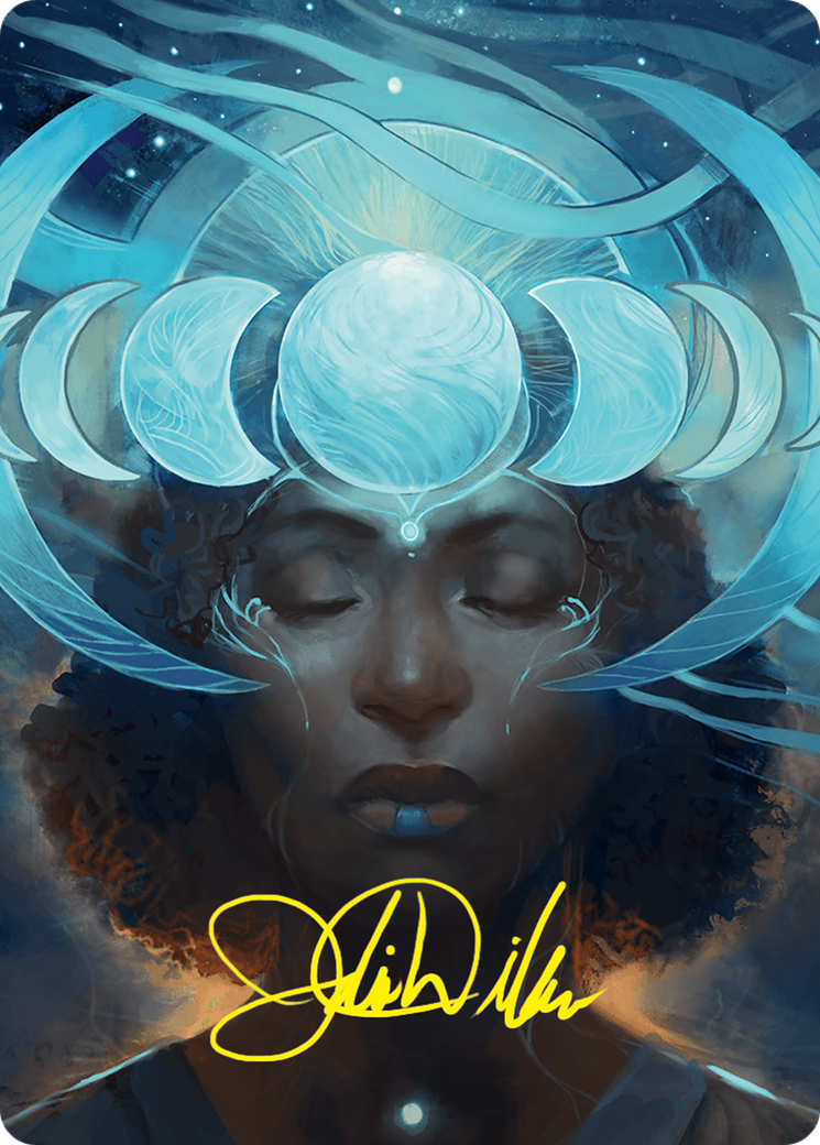 Lunar Insight Art Card (31/54) (Gold-Stamped Signature) [Foundations Art Series] | Chromatic Games