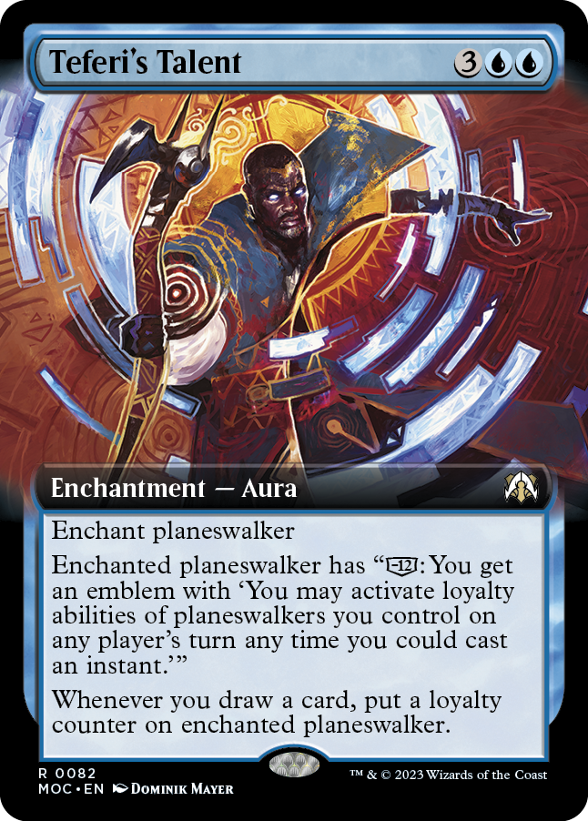 Teferi's Talent (Extended Art) [March of the Machine Commander] | Chromatic Games