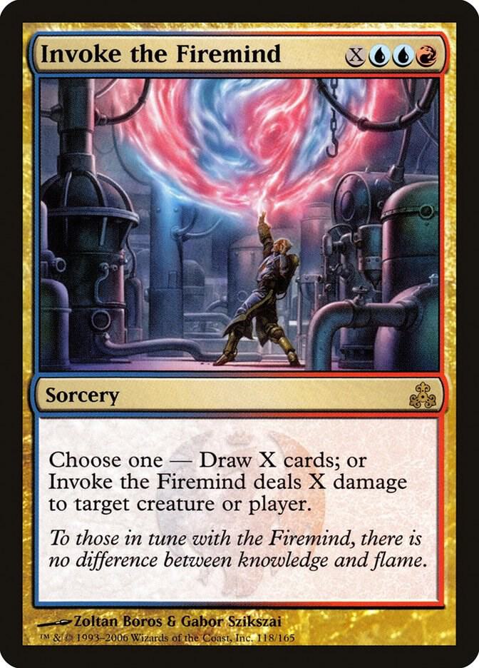 Invoke the Firemind 118/165 (Guildpact)  | Chromatic Games