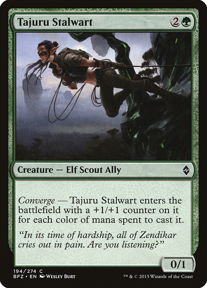 Tajuru Stalwart 194/274 (Battle for Zendikar)  - Foil | Chromatic Games