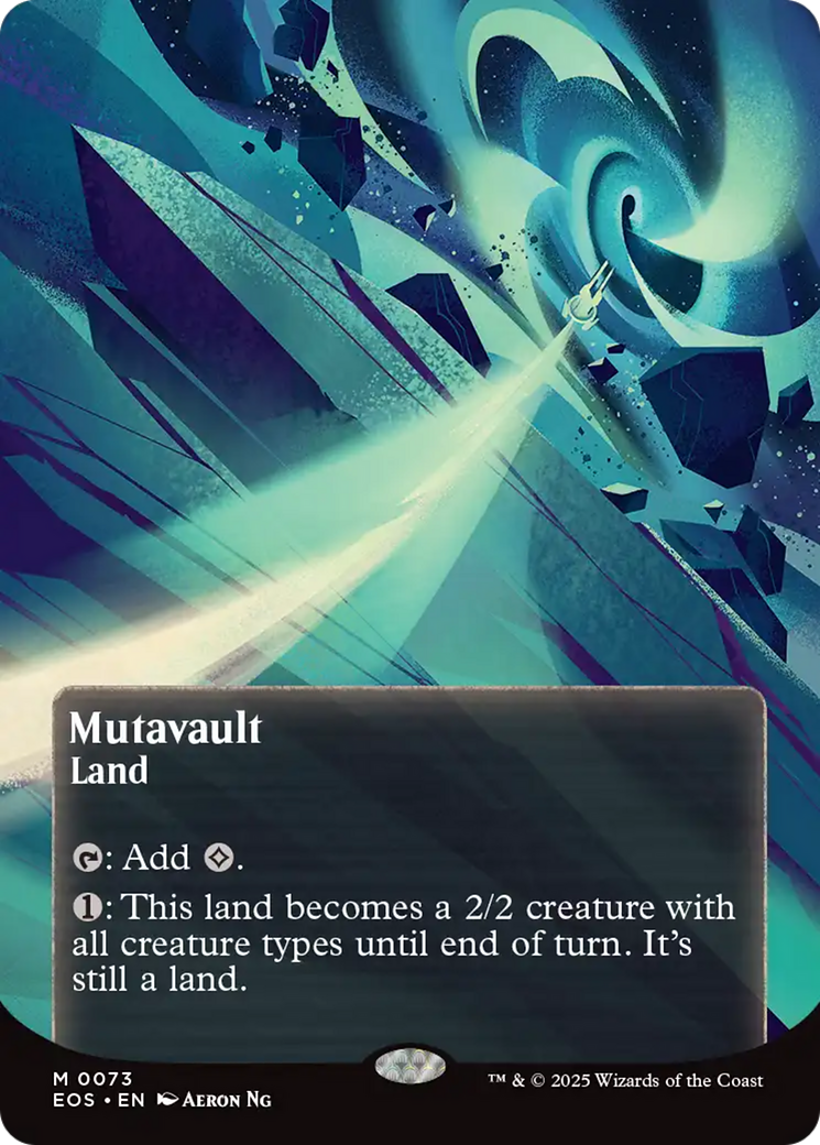 Mutavault (0073) (Borderless) [Edge of Eternities: Stellar Sights] | Chromatic Games