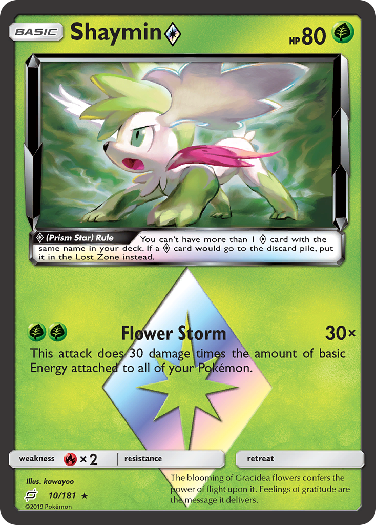 Shaymin (10/181) (Prism Star) [Sun & Moon: Team Up] | Chromatic Games