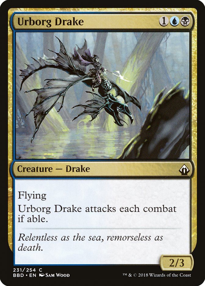 Urborg Drake 231/254 (Battlebond)  - Foil | Chromatic Games