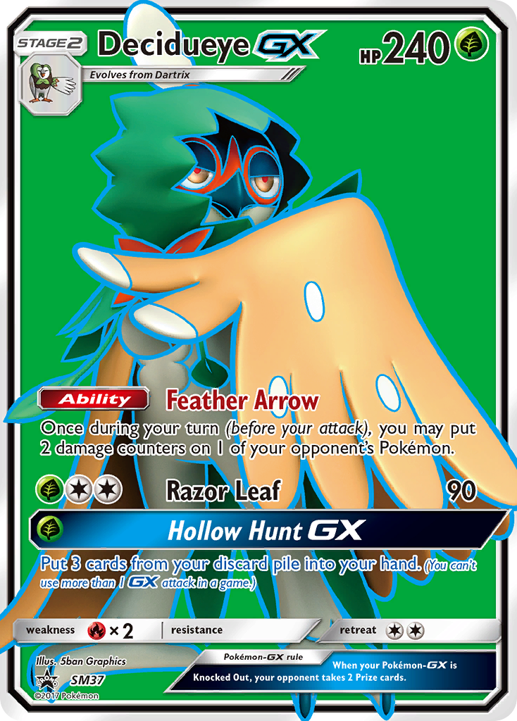 Decidueye GX (SM37) [Sun & Moon: Black Star Promos] | Chromatic Games