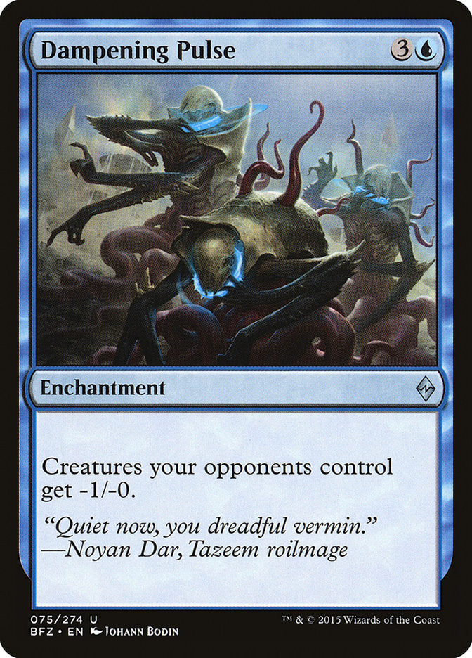 Dampening Pulse 75/274 (Battle for Zendikar)  - Foil | Chromatic Games