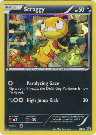 Scraggy (BW25) (Cracked Ice Holo) [Black & White: Black Star Promos] | Chromatic Games