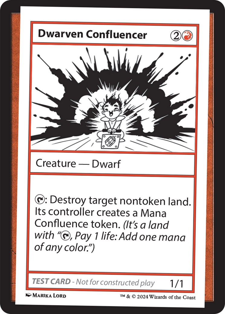 Dwarven Confluencer [Mystery Booster 2 Playtest Cards] | Chromatic Games