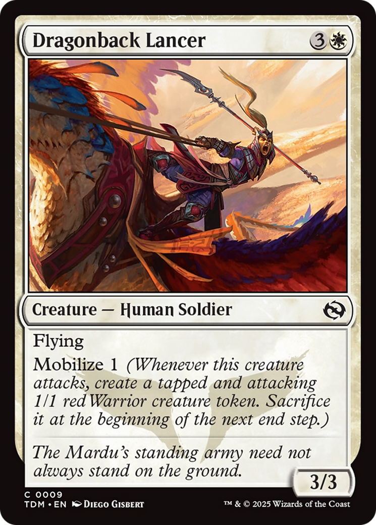 Dragonback Lancer [Tarkir: Dragonstorm] | Chromatic Games