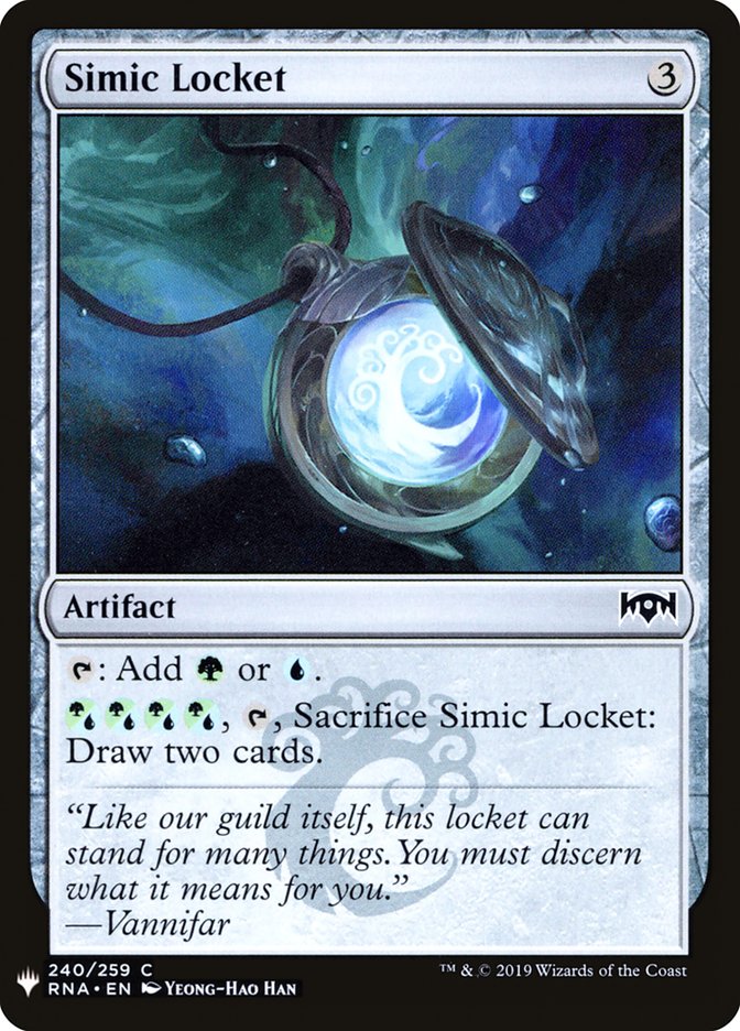 Simic Locket [Mystery Booster] | Chromatic Games