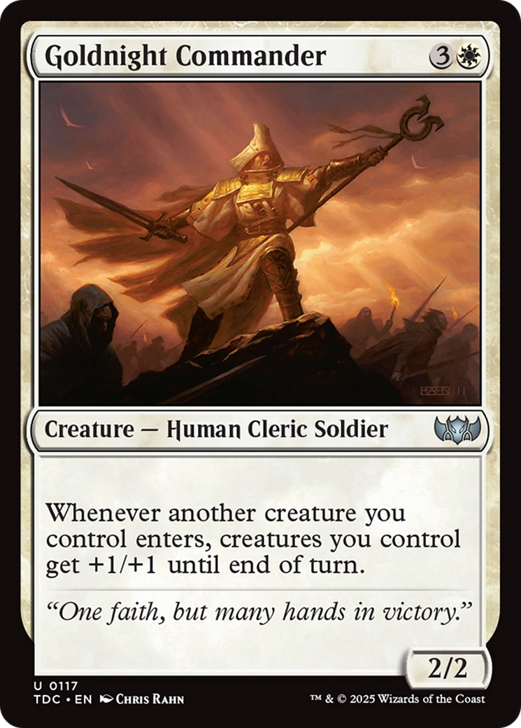 Goldnight Commander [Tarkir: Dragonstorm Commander] | Chromatic Games