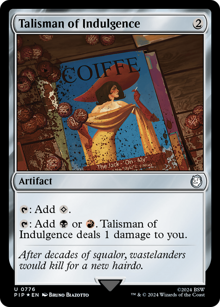 Talisman of Indulgence (Surge Foil) [Fallout] | Chromatic Games