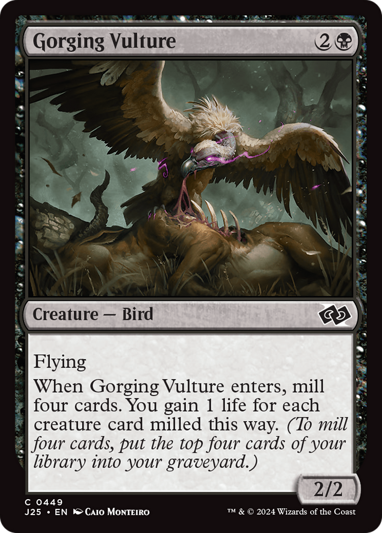 Gorging Vulture [Foundations Jumpstart] | Chromatic Games