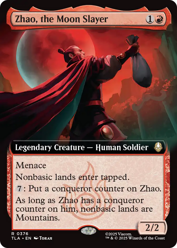 Zhao, the Moon Slayer (Extended Art) [Avatar: The Last Airbender] | Chromatic Games