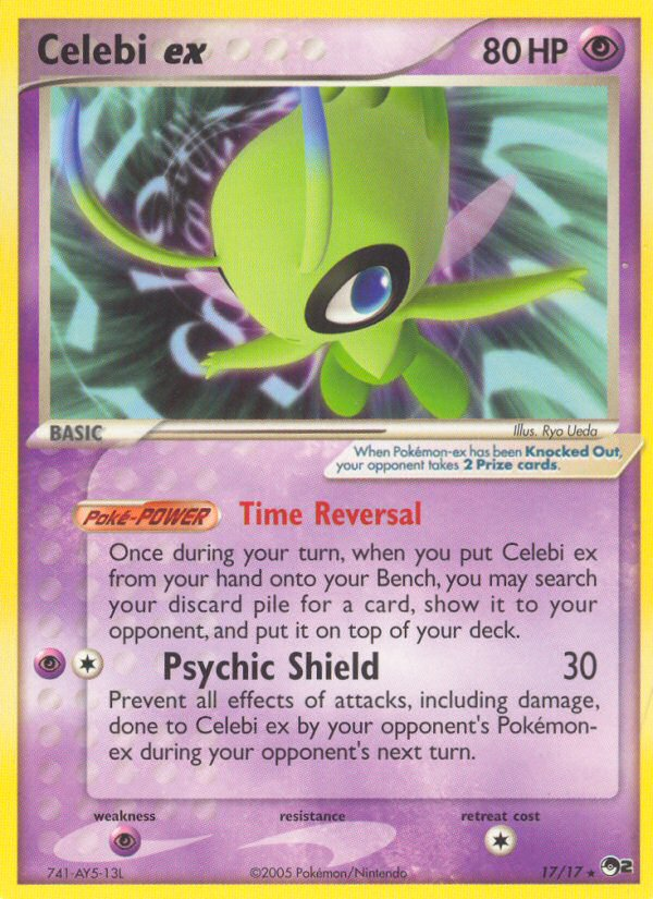 Celebi ex (17/17) [POP Series 2] | Chromatic Games