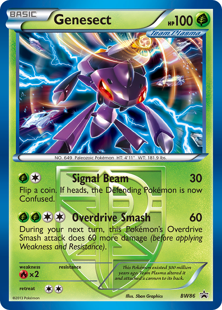 Genesect (BW86) (Team Plasma) [Black & White: Black Star Promos] | Chromatic Games