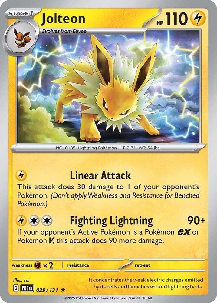 Jolteon (029/131) [Scarlet & Violet: Prismatic Evolutions] | Chromatic Games