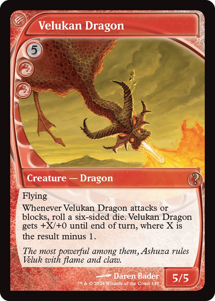 Velukan Dragon (Future Sight) [Mystery Booster 2] | Chromatic Games