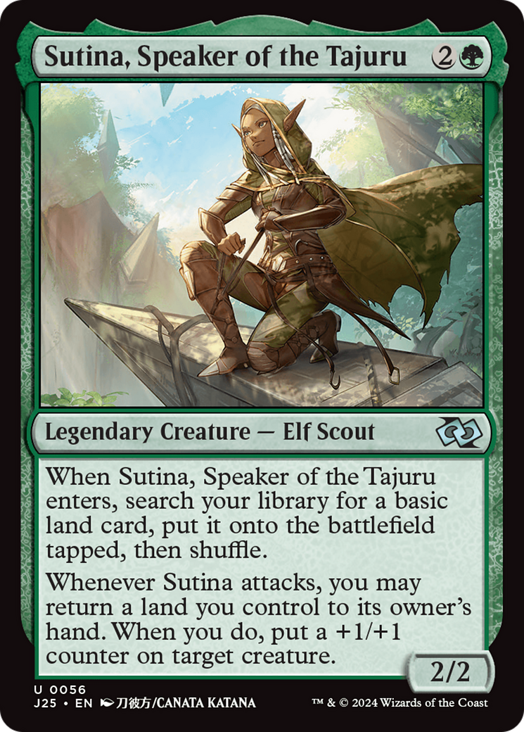 Sutina, Speaker of the Tajuru (Anime) [Foundations Jumpstart] | Chromatic Games