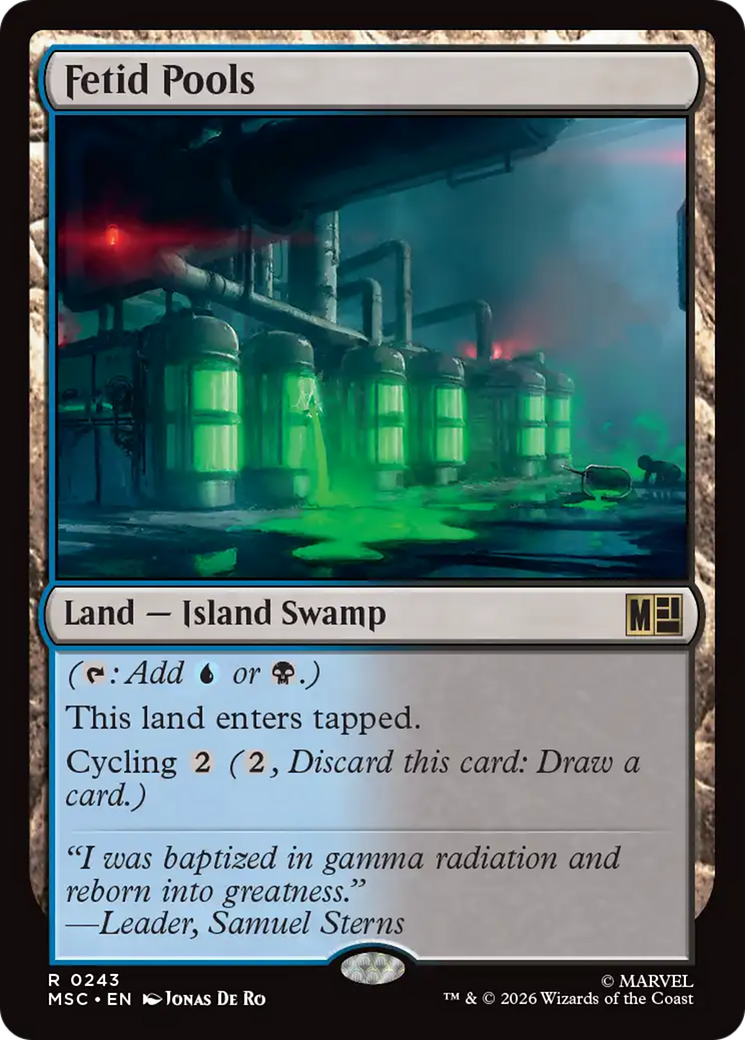 Fetid Pools (Surge Foil) [Marvel Super Heroes Commander] | Chromatic Games