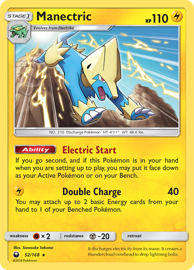 Manectric (52/168) [Sun & Moon: Celestial Storm] | Chromatic Games