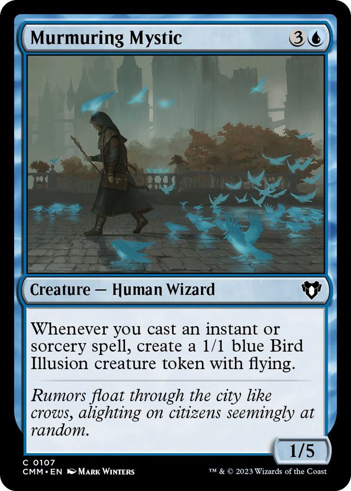 Murmuring Mystic 107 (Commander Masters)  - Foil | Chromatic Games
