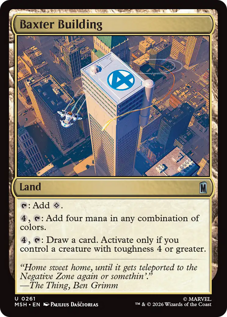 Baxter Building [Marvel Super Heroes] | Chromatic Games