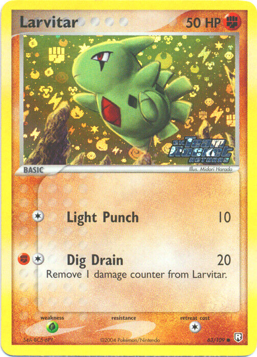 Larvitar (63/109) (Stamped) [EX: Team Rocket Returns] | Chromatic Games