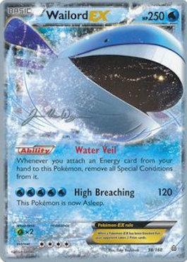 Wailord EX (38/160) (HonorStoise - Jacob Van Wagner) [World Championships 2015] | Chromatic Games