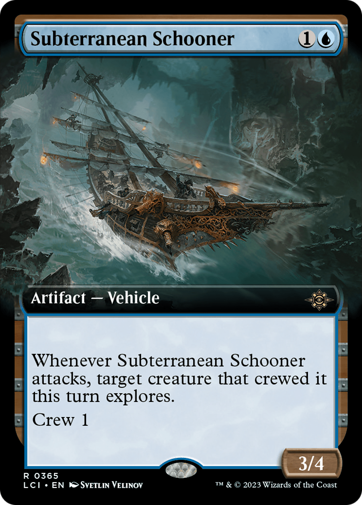 Subterranean Schooner (Extended Art) [The Lost Caverns of Ixalan] | Chromatic Games