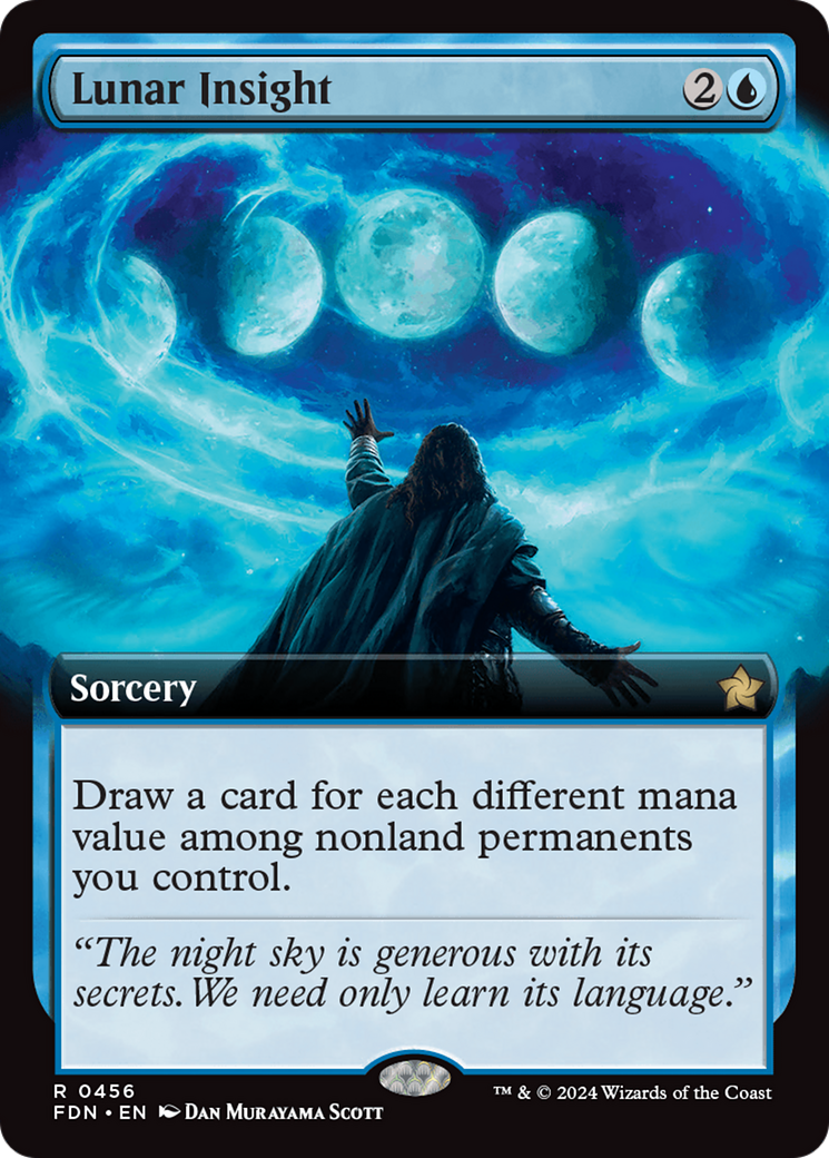 Lunar Insight (Extended Art) [Foundations] | Chromatic Games