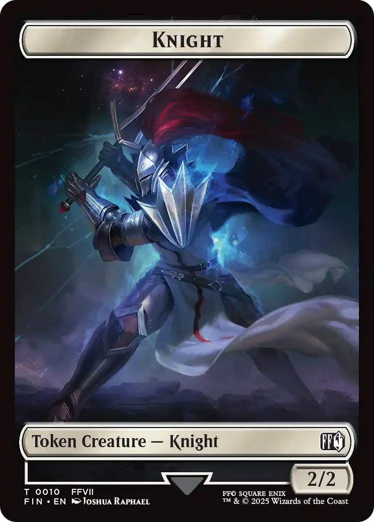 Hero (0002) // Knight Double-Sided Token [FINAL FANTASY Tokens] | Chromatic Games