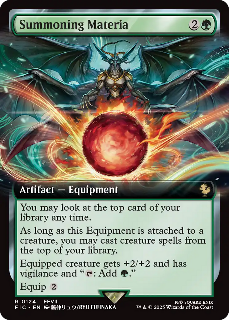 Summoning Materia (Extended Art) [FINAL FANTASY Commander] | Chromatic Games
